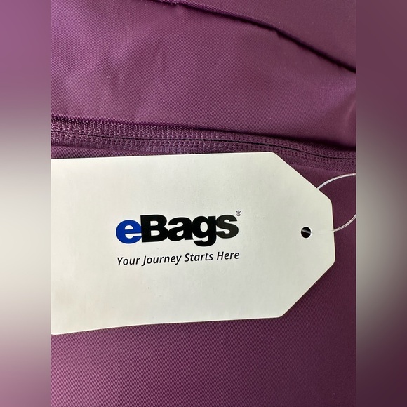 eBags Anti Theft Backpack in Eggplant Color - Picture 12 of 14